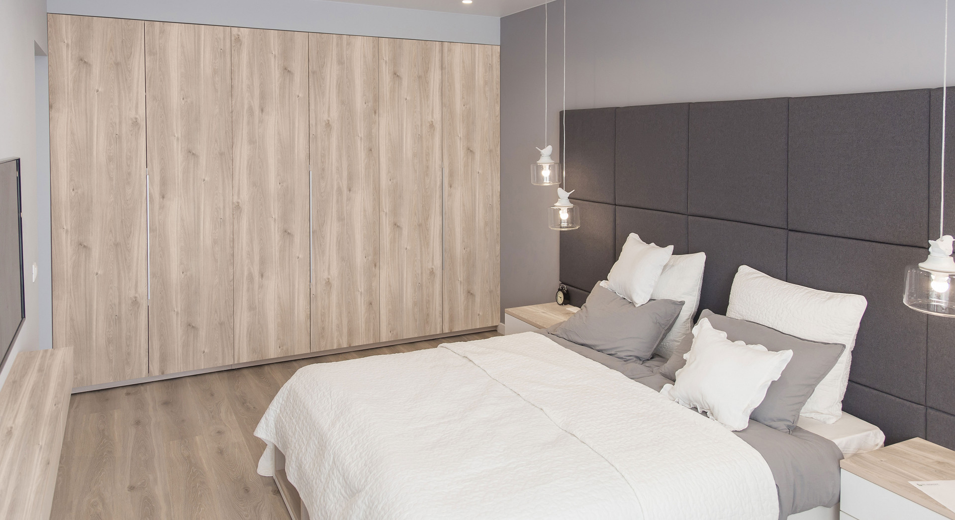 Płyta meblowa laminowana Dąb Castello Szary K357 PW