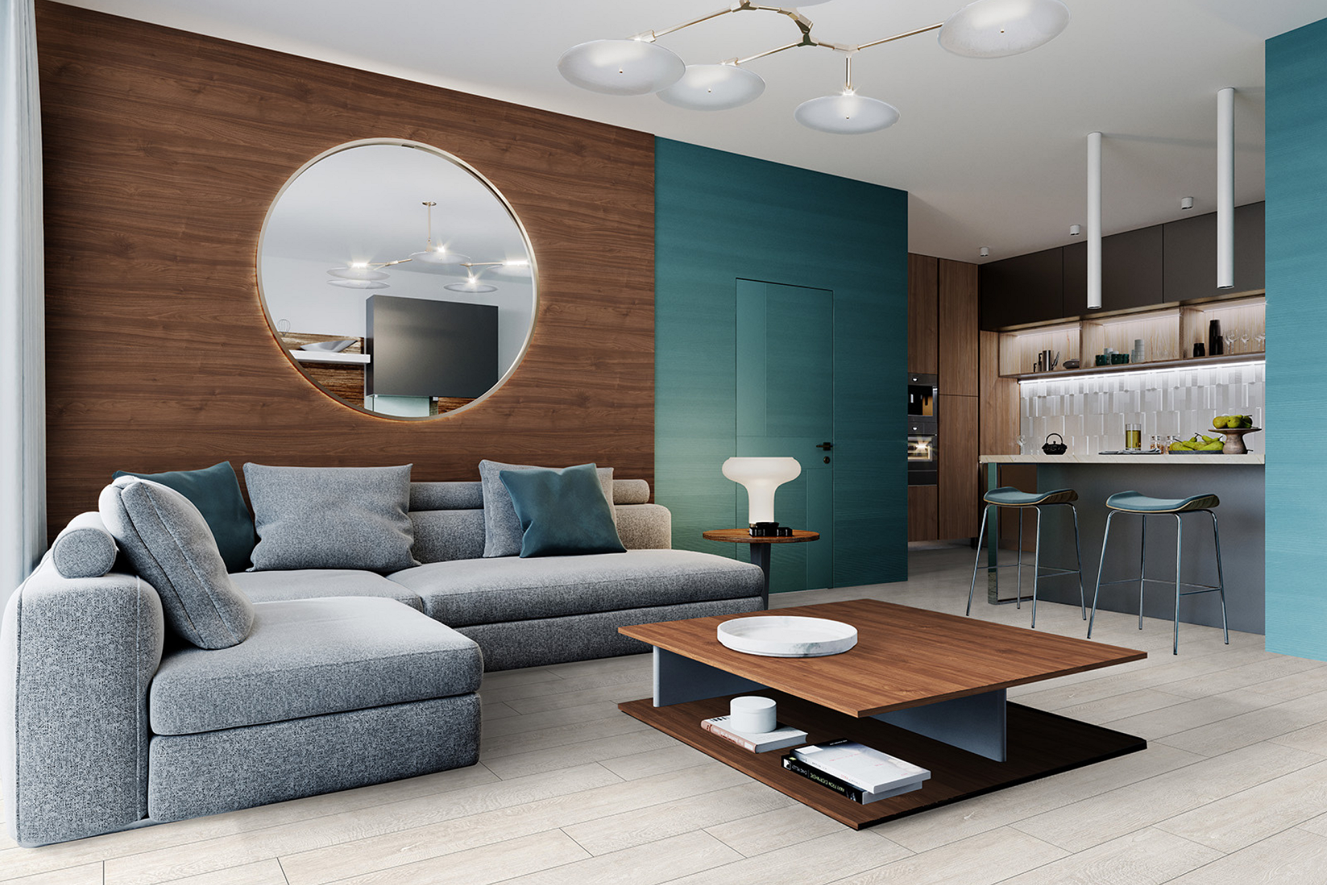 Płyta meblowa laminowana Orzech Select Ciepły K020 PW