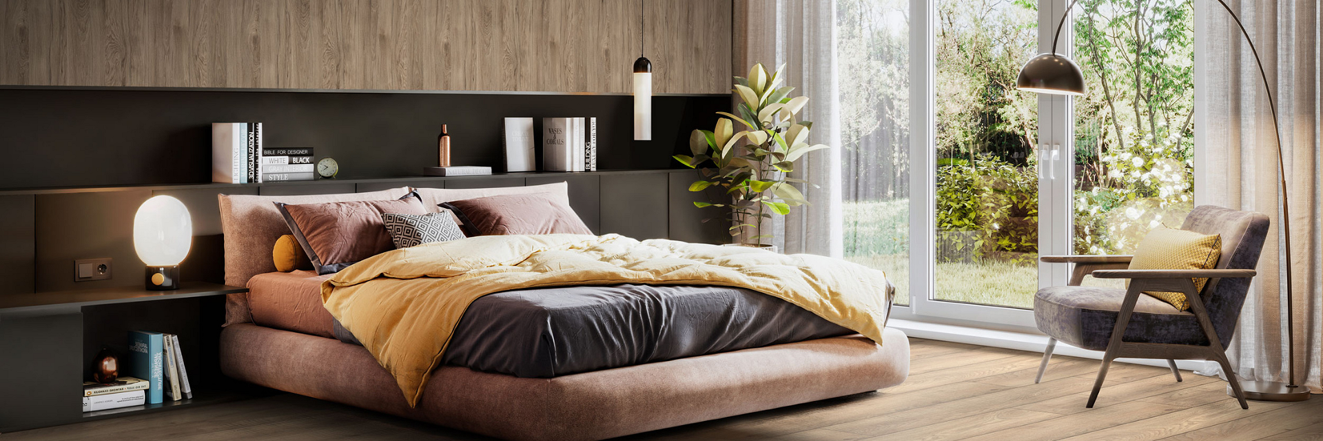 Płyta meblowa laminowana Orzech Rockford Ciemny K087 PW