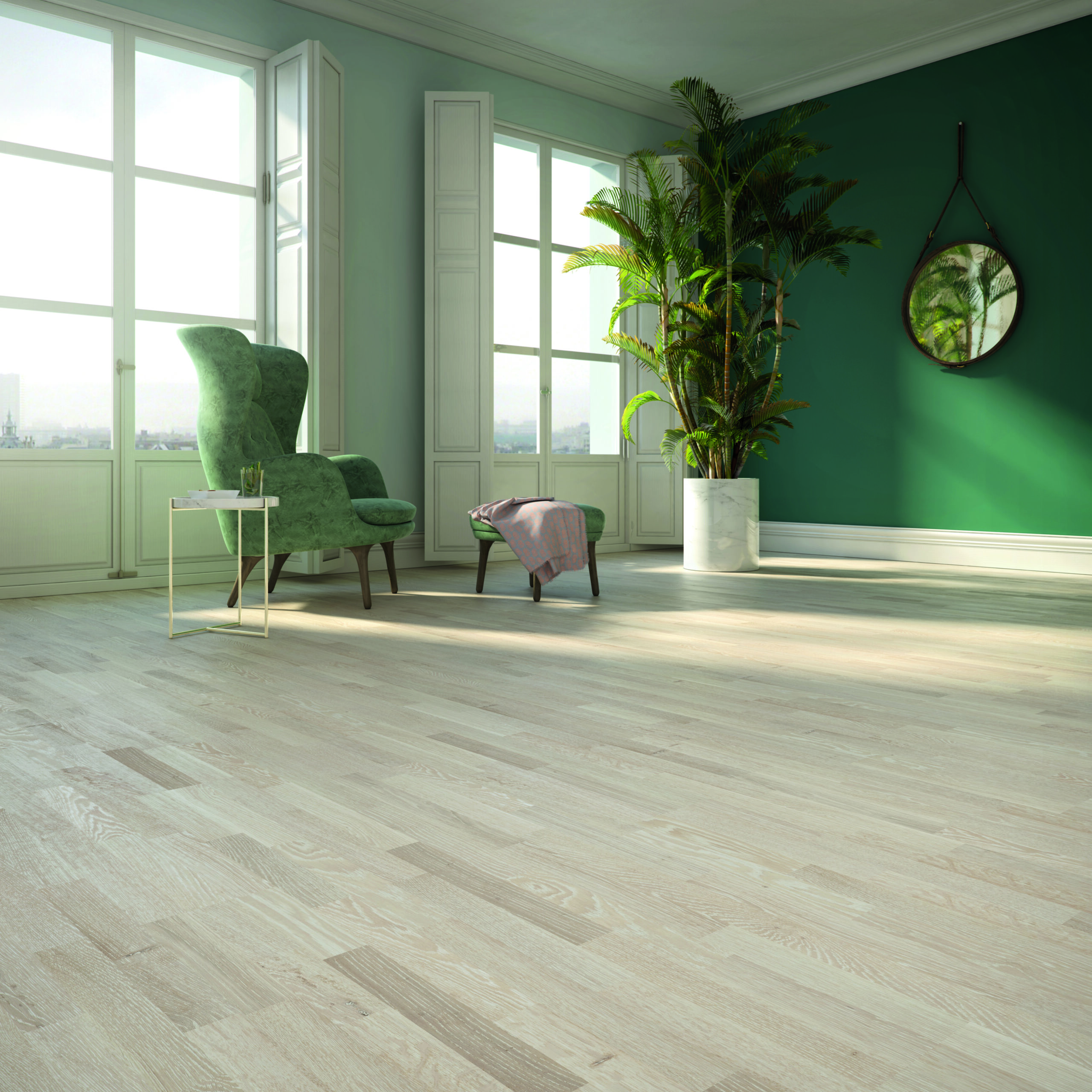 Podłoga drewniana Dąb Natur 3R Ivory & Cream lakier mat szczotkowany