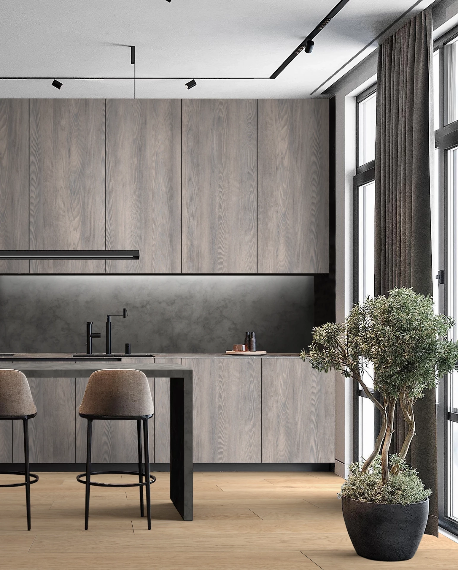 Panel podłogowy wodoodporny Dąb Shoal R189